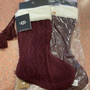 Two Ugg Christmas Stockings- brand new